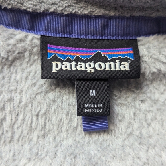 Patagonia Women's Snap T Pullover in Gray and Blue - Picture 9 of 16
